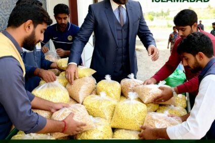 Humanitarian Aid for Flood Victims: Dr. Jahangir Mati’s Efforts Make a Difference