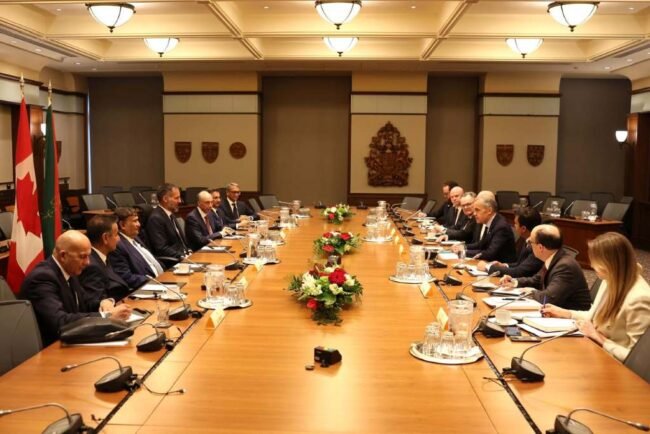 Aga Khan meets Canadian Prime Minister Mark Carney during his first official visit to Canada in Ottawa
