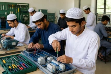 2,200 madrassah students receive technical training by NAVTTC