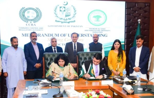 CCRA, PMAS-AAUR sign MoU to strengthen cannabis research and regulation